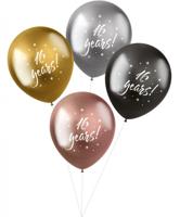 Shimmer Ballonnen '16 Years' (4st) - thumbnail
