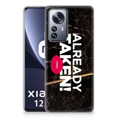 Xiaomi 12 Pro | Siliconen hoesje | met naam Already Taken Black