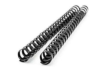 Q-CONNECT bindrug 14mm 21 rings 100 stuks zwart