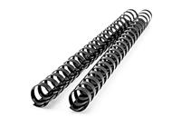 Q-CONNECT bindrug 14mm 21 rings 100 stuks zwart - thumbnail