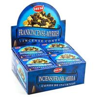 HEM Wierook Kegel Frankincense Myrrh (12 pakjes) - thumbnail