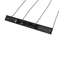 QAZQA Industriële hanglamp zwart 4-lichts - Jim - thumbnail