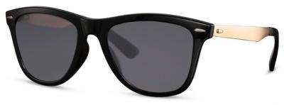 CWI zonnebril ovaal unisex cat. 3 zwart/goud