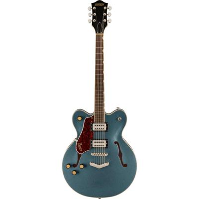 Gretsch G2622LH Streamliner Center Block Double-Cut Gunmetal IL linkshandige semi-akoestische gitaar