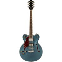 Gretsch G2622LH Streamliner Center Block Double-Cut Gunmetal IL linkshandige semi-akoestische gitaar - thumbnail
