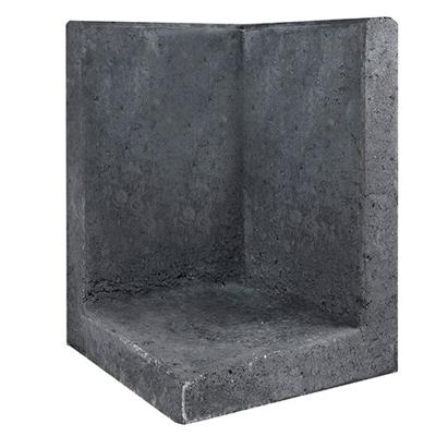 L-element hoek zwart 40x40x60 cm Gardenlux - Gardenlux