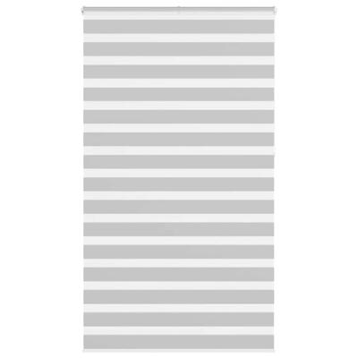 Zebra rolgordijn 120x230 cm stofbreedte 115,9 cm lichtgrijs Zebra rolgordijn 120x230 cm stofbreedte 115,9 cm lichtgrijs