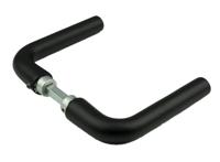 AMI deurkrukken 361 L-model - deurdikte 38/42mm - zwart - 739040 - thumbnail