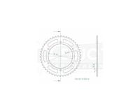 ESJOT Chain wheel 520 46z steel silver - thumbnail