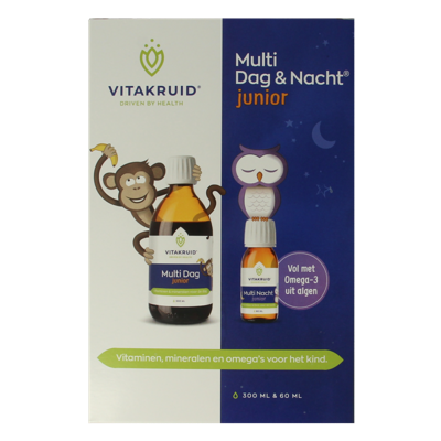 Vitakruid Multi Dag & Nacht Junior 100% Vegan Vitakruid Multi Dag & Nacht Junior 100% Vegan