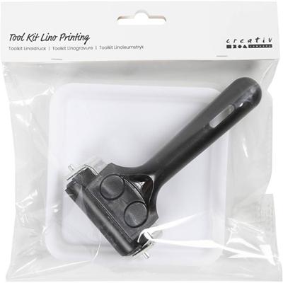 Creativ Company Toolkit voor linosnede, b: 6 cm, afm 12x12 cm, 1 doos