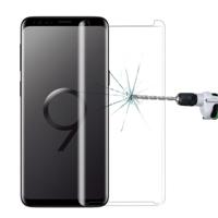 Voor Galaxy S9 9u oppervlaktehardheid 3D gebogen rand anti-kras niet-volledig scherm HD gehard glas Screen Protector (transparant) - thumbnail