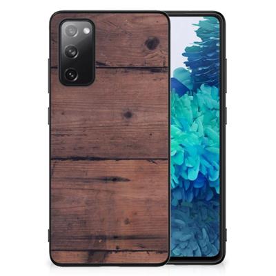 Samsung Galaxy S20 FE Houten Print Telefoonhoesje Old Wood Samsung Galaxy S20 FE Houten Print Telefoonhoesje Old Wood