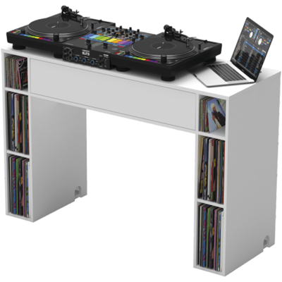 Glorious Modular Mix Station DJ-meubel wit Glorious Modular Mix Station DJ-meubel wit