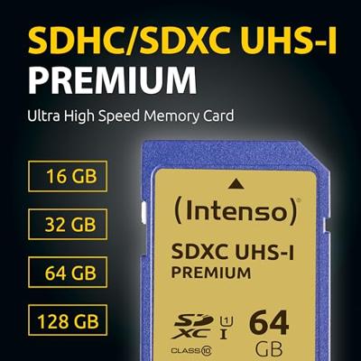 Intenso Premium SDHC-kaart 16 GB Class 10, UHS-I