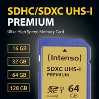 Intenso Premium SDHC-kaart 16 GB Class 10, UHS-I - thumbnail