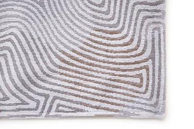 Louis de Poortere - Coral Meditation 9228 Oyster White Rond - 240 rond Vloerkleed Louis de Poortere - Coral Meditation 9228 Oyster White Rond - 240 rond Vloerkleed