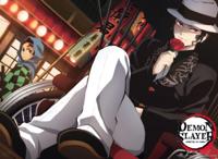 Poster Demon Slayer - Kibutsuji Muzan 52x38cm - thumbnail