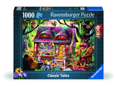 Ravensburger legpuzzel roodkapje en de wolf, 1000st.