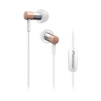Pioneer SE-CH3T(P) Hi-Res Audio In-Ear hoofdtelefoon (aluminium behuizing, bedieningselement, microfoon, licht compact-comfortabel, voor iPhone, Android smartphones, minimalistisch design), roze - thumbnail