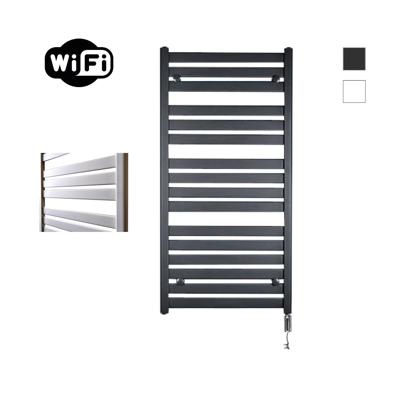 Elektrische Radiator Sanicare HWV - Moda Met Wifi 120x60 cm Mat Zwart 876W Met Thermostaat Chroom Rechtsonder Sanicare Elektrische Radiator Sanicare HWV - Moda Met Wifi 120x60 cm Mat Zwart 876W Met Thermostaat Chroom Rechtsonder Sanicare