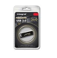 Integral 360 Secure USB 3.0 stick, 16 GB - thumbnail