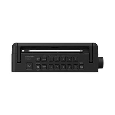 Panasonic RF-D30BTEG-K Keukenradio DAB+, VHF (FM) Bluetooth, AUX Wekfunctie, Spatwaterbestendig Zwart