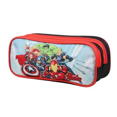 Jim Jam Etui avengers pennenetui 2 vakken met 2 ritsen Jim Jam Etui avengers pennenetui 2 vakken met 2 ritsen