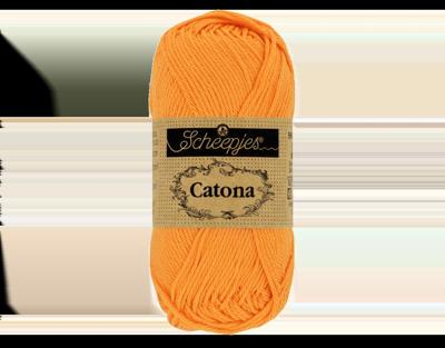 Scheepjes Catona 50g - 411 Sweet Orange - Haakgaren / Breigaren