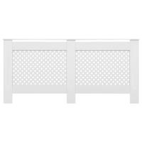 VidaXL Radiatorombouw 172x19x81,5 cm mdf wit - thumbnail