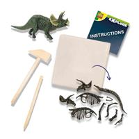 SES explore dino en skelet opgraven 2in1 - triceratops - thumbnail