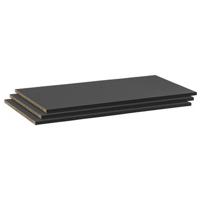 Legplankenset Genua (3 stuks) - antraciet - 98 cm - thumbnail