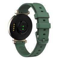 By Qubix - Siliconen bandje - Donkergroen - Compatible met Garmin Lily 2 - Compatible Garmin bandje - thumbnail