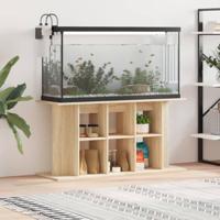 VidaXL Aquariumstandaard 120x40x60 cm bewerkt hout sonoma eikenkleurig - thumbnail