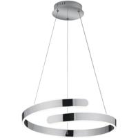 LED Hanglamp - Hangverlichting - Trion Prigon - 37W - Natuurlijk Wit 4000K - Dimbaar - Rond - Glans Chroom - Aluminium - thumbnail