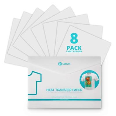 LOKLiK • transferpapier licht 8x