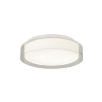 Plafond/Wandlamp Bellezza Bagno Bart IP44 3000 Kelvin 30x9 cm SMD LED Mat Wit Glas/Helder Glas - thumbnail