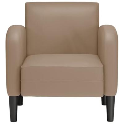 Fauteuil met armleuningen Cappuccino 54 cm kunstleer Fauteuil met armleuningen Cappuccino 54 cm kunstleer