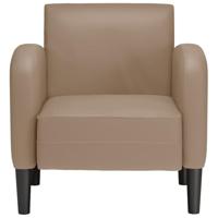 Fauteuil met armleuningen Cappuccino 54 cm kunstleer - thumbnail
