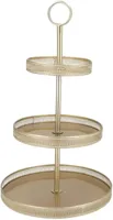 Daan Kromhout Design etagere metaal majestic 37x65cm champagne - thumbnail