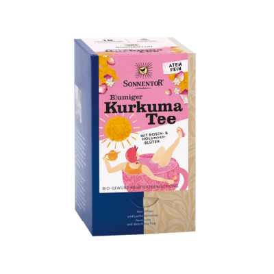 Bloemige kurkuma thee bio