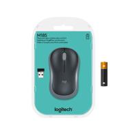 Logitech M185 Muis Radiografisch Optisch Grijs 2 Toetsen 1000 dpi - thumbnail