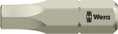 Wera 3840/1 TS Bits Zeskant, RVS, Hex-Plus, 5.5 x 25 mm - 1 stuk(s) - 05071077001