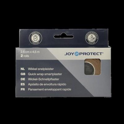 Joy2protect Snelpleisters huidskleur 2.5cm x 4.5m 2 Rol Joy2protect Snelpleisters huidskleur 2.5cm x 4.5m 2 Rol