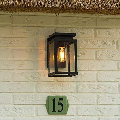 Jersey Muurlamp Zwart Medium met LED - thumbnail