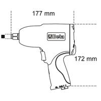 Beta Slagmoersleutel omschakelbaar 1/2 inch - thumbnail