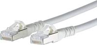 Metz Connect 130845A088-E RJ45 Netwerkkabel, patchkabel CAT 6A S/FTP 10.00 m Wit Snagless 1 stuk(s) - thumbnail