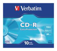 VERBATIM CD-R Extra Protection Slimcase 10 stuks - thumbnail