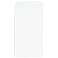 Wandkast 60x31x60 cm bewerkt hout wit - thumbnail