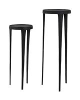 Light & Living Zuil 'Tobias' Set van 2 stuks, kleur Zwart - thumbnail